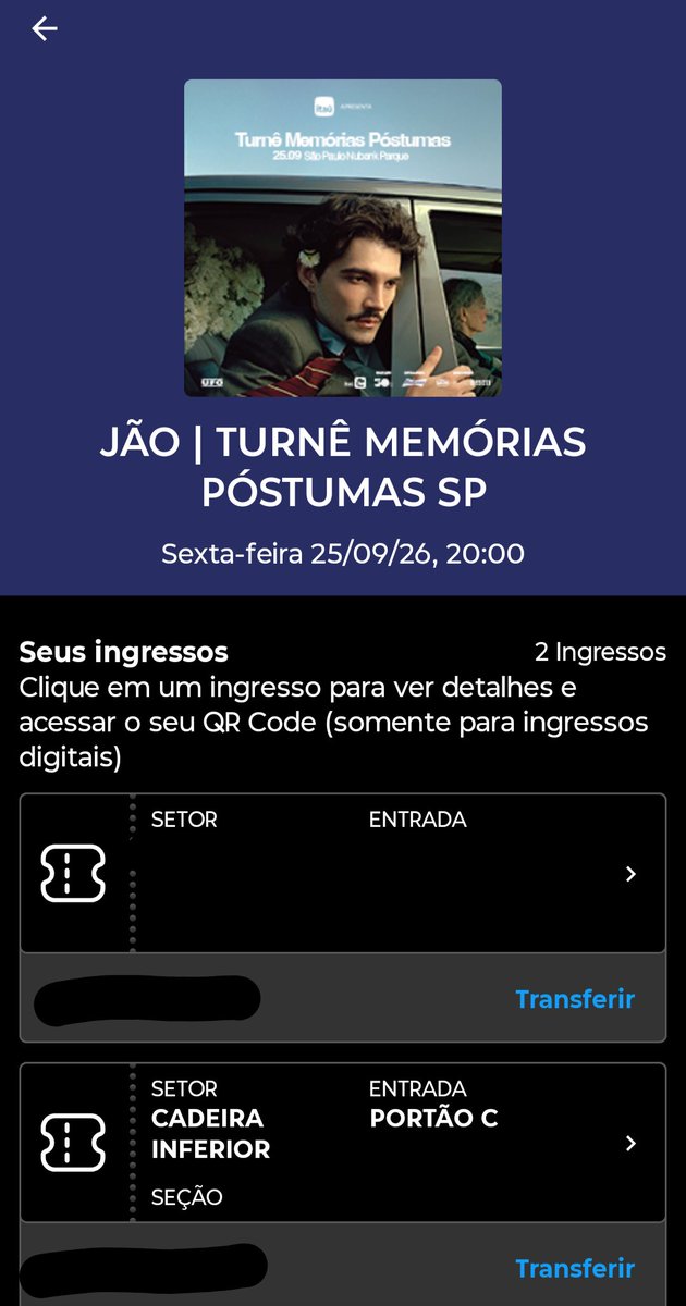 emailstolacy's tweet photo. 🚨🚨 Vendo Ingresso - Turnê Memórias Póstumas SP 🚨🚨

Quantidade: 1
Setor: Cadeira Inferior
Tipo de ingresso: Ingresso Social
Valor: 464,52
Motivo: Comprei social pra não perder ingresso e consegui comprar meia hoje https://t.co/FQwEZFbrUz