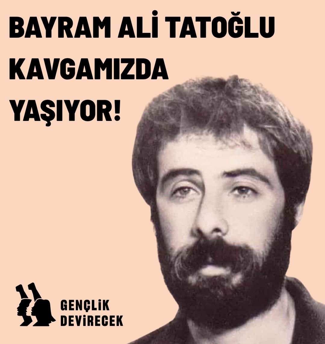 gdevirecek110's tweet photo. Bayram Ali Tatoğlu, bundan 46 yıl önce bugün Rize'de devletin kiralık çeteleri tarafından katledildi. 

Bayram Ali, Rize'de fabrikalardan mahallelere kadar her alanda sosyalizm mücadelesini öne taşıyan kendine has bir devrimci işçi önderiydi.

İşçi sınıfının örgütlü mücadelesini büyütmek için durmaksızın çalışan, sömürüye, faşizme ve gericiliğe karşı yaşamını mücadeleye adayan Bayram Ali, yalnızca yaşadığı dönemin değil, bugün de işçi ve emekçilerin yolunu aydınlatan bir mücadele mirası bıraktı.

Onu katledenler, devrimci mücadelenin korkusuyla işçi sınıfının öncü kadrolarını susturabileceklerini sandılar. Ancak Bayram Ali'nin savunduğu sosyalizm mücadelesi, aradan geçen onca yıla rağmen yaşamaya devam ediyor. Onun bıraktığı bayrak bugün gençliğin, işçilerin ve emekçilerin ellerinde yükselmeyi sürdürüyor.

Bayram Ali Tatoğlu'nu katledilişinin 46. yılında saygıyla anıyor, sermayenin ve faşizmin karşısında sosyalizm mücadelesini büyütme sözümüzü yineliyoruz.

Bayram Ali Tatoğlu kavgamızda yaşıyor!
