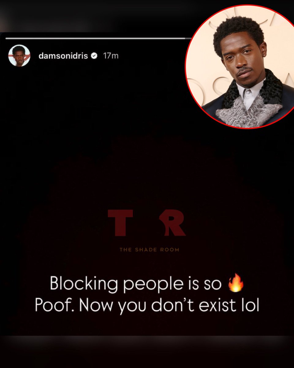 TheShadeRoom's tweet photo. Poof! 💨 Roomies, can y’all relate to Damson Idris? 😂 

(📸: Getty) ✍🏾: #TSRStaffLG https://t.co/RpPfEZgj23