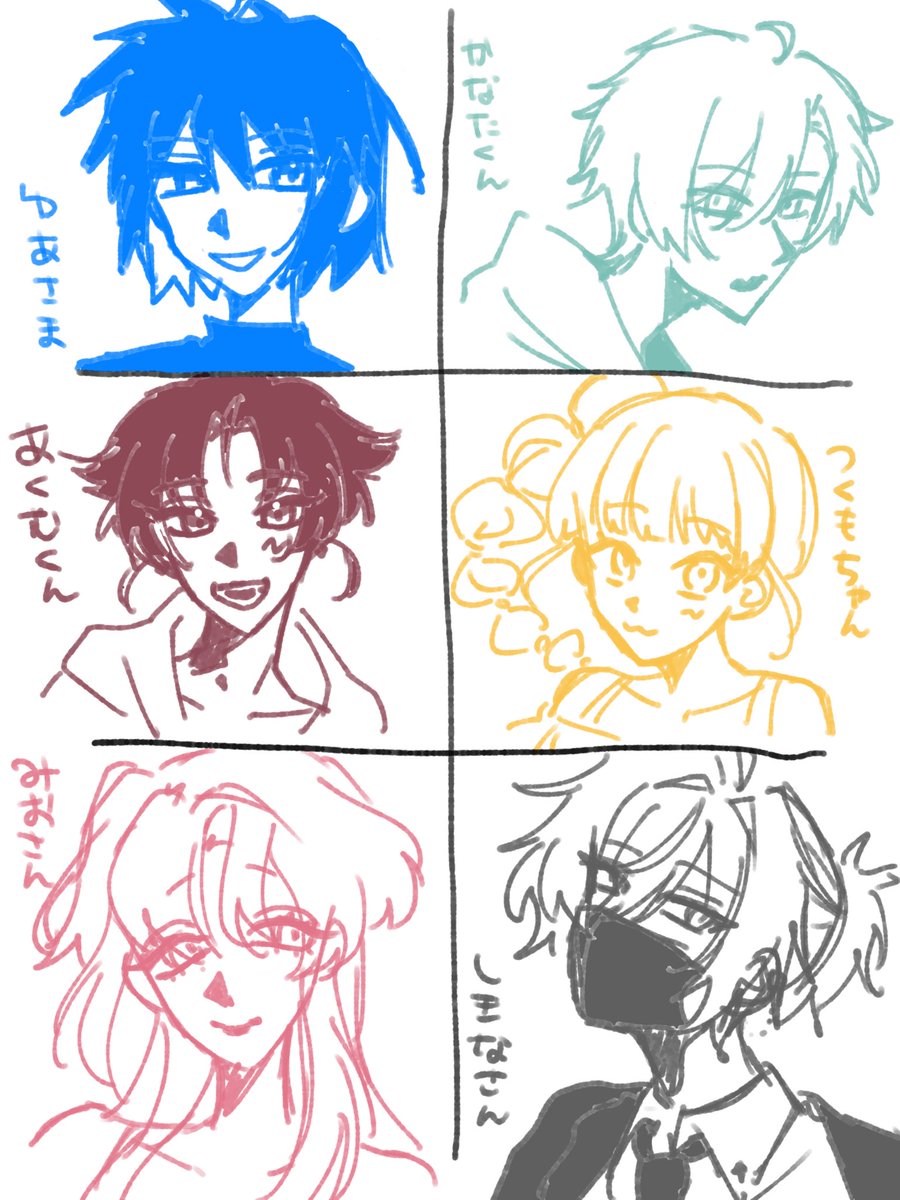urudearu's tweet photo. @bokucp 
ルンルンで今期の落書きした🎶
楽しみ🎶 https://t.co/HsavL2GChx