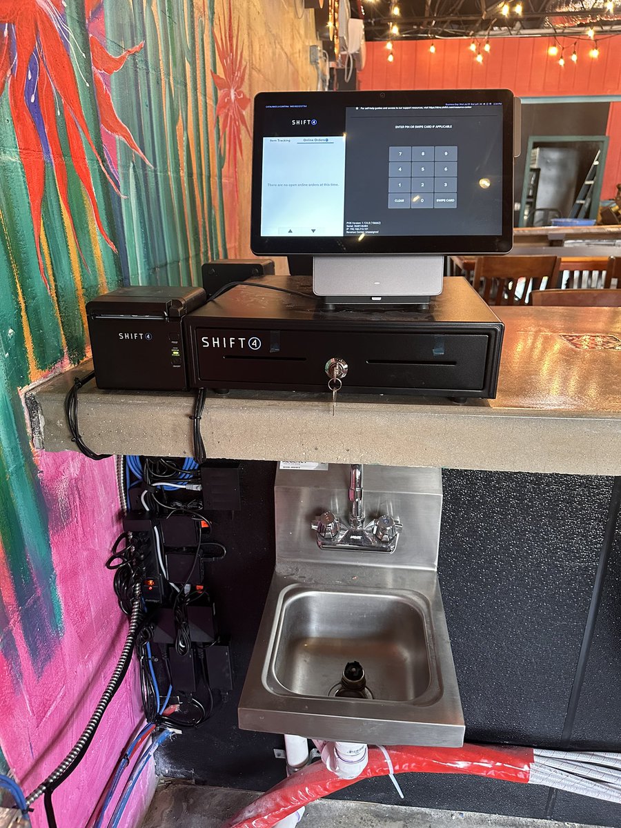 Shift4Gabriel's tweet photo. CATALINAS LA CANTINA in Tarpon Springs, Fl is getting ready to open with a new Shift4Dine POS! A long term partner of @Shift4 , this is their second location trusted to us. We love to grow with you! https://t.co/Gb1ir0E0ch