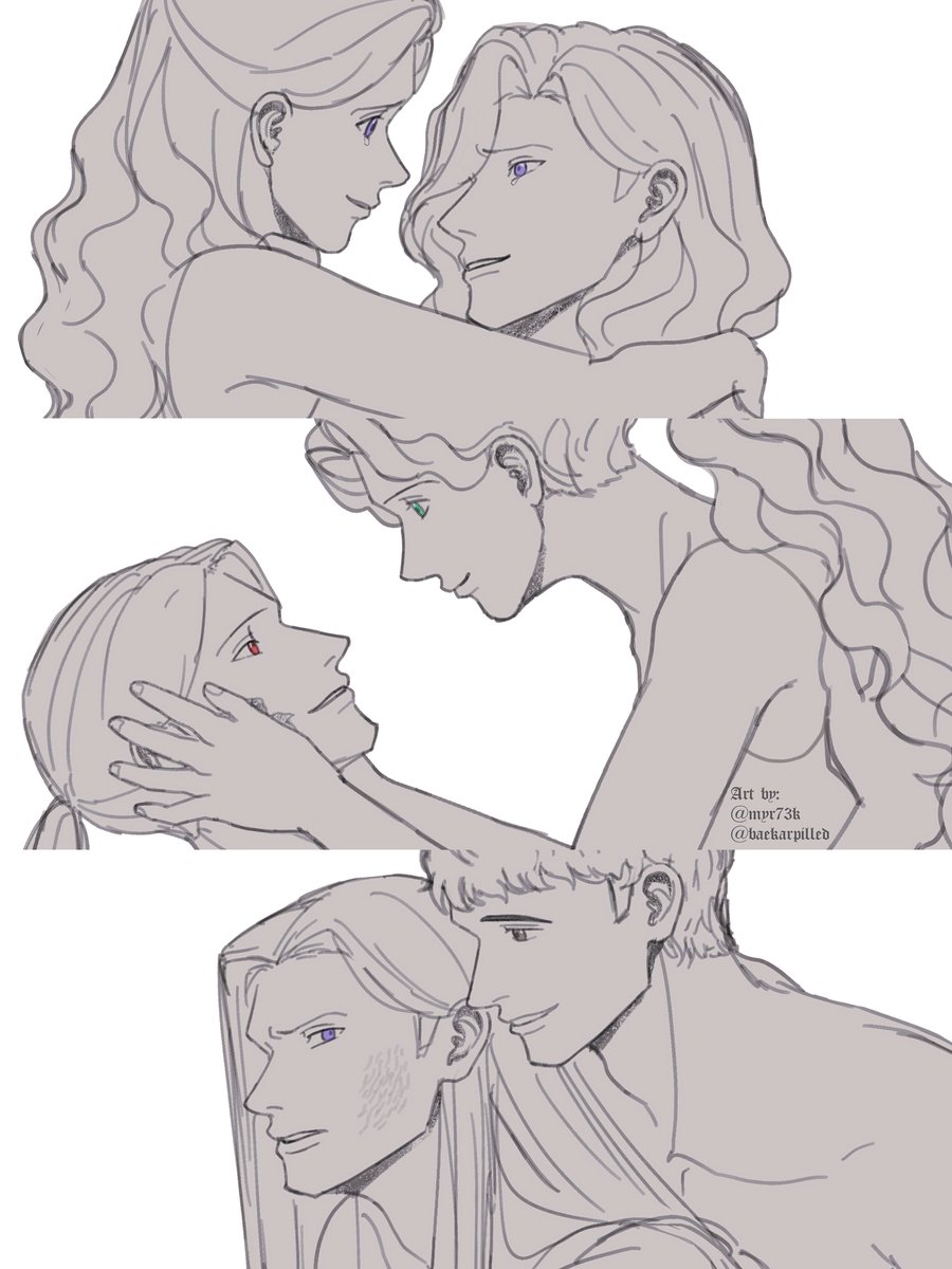 baekarpilled's tweet photo. More Great Bastards era draft
(Daemon B x Daenerys, Bloodraven x Shiera, Baelor x Maekar)
#asoiaf #baekar https://t.co/Q5vlKu3YTh