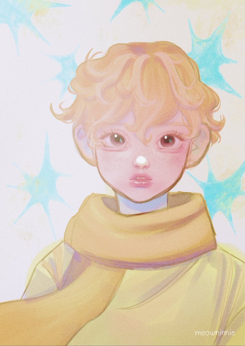 meowninnie's tweet photo. I'm baaaaack 🧳

have been traveling across planets with the Little Prince

#art #artmootsㅤㅤㅤㅤ https://t.co/XlwaENuMkt