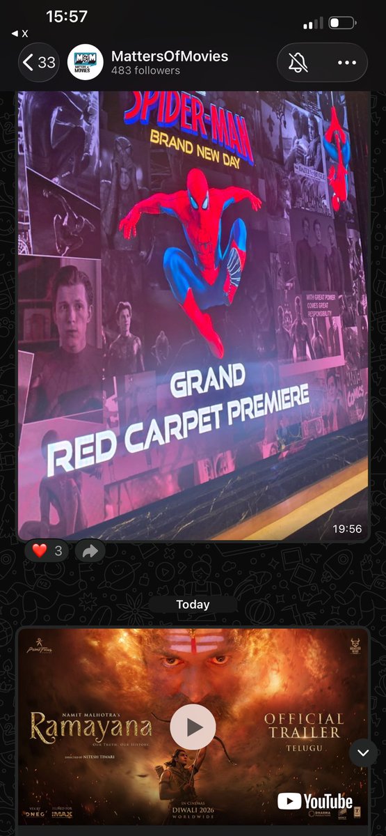 madhu____0's tweet photo. @MattersOfMovies All steps done bro
Want to watch this Classic lovestory on Big Screen

Hope i win
#ChennaiLoveStory https://t.co/rosXKiL7BA