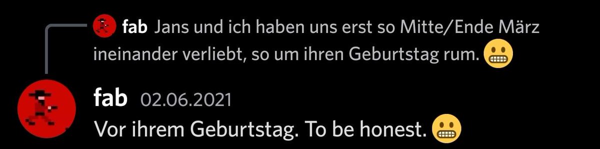 MissingBergNo's tweet photo. Kleiner Anhang noch: 🧵

Hier sagt er nur sie hätten sich ineinander verliebt vor ihrem 18 Geburtstag, jedoch gab es Mündlich oft die Bestätigung, dass es eine Beziehung war und nicht nur "verliebt sein", auch jemand anderem gegenüber nannte er es eine "Romanze"*¹ und laut ihm https://t.co/40NlCWYh9i