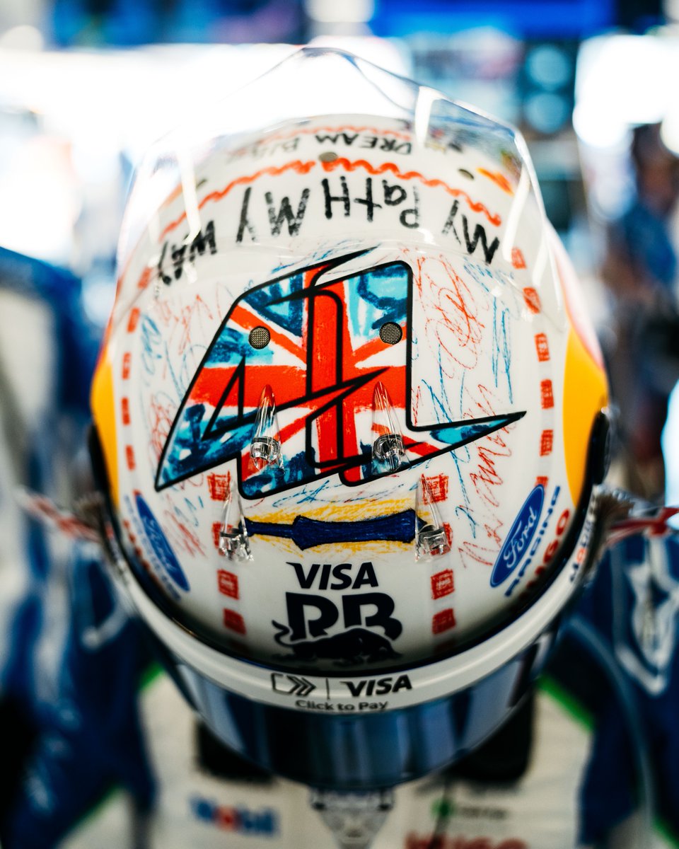 visacashapprb's tweet photo. DREAM BIG 🇬🇧 

#F1 #VCARB https://t.co/T1aWQpy6ld