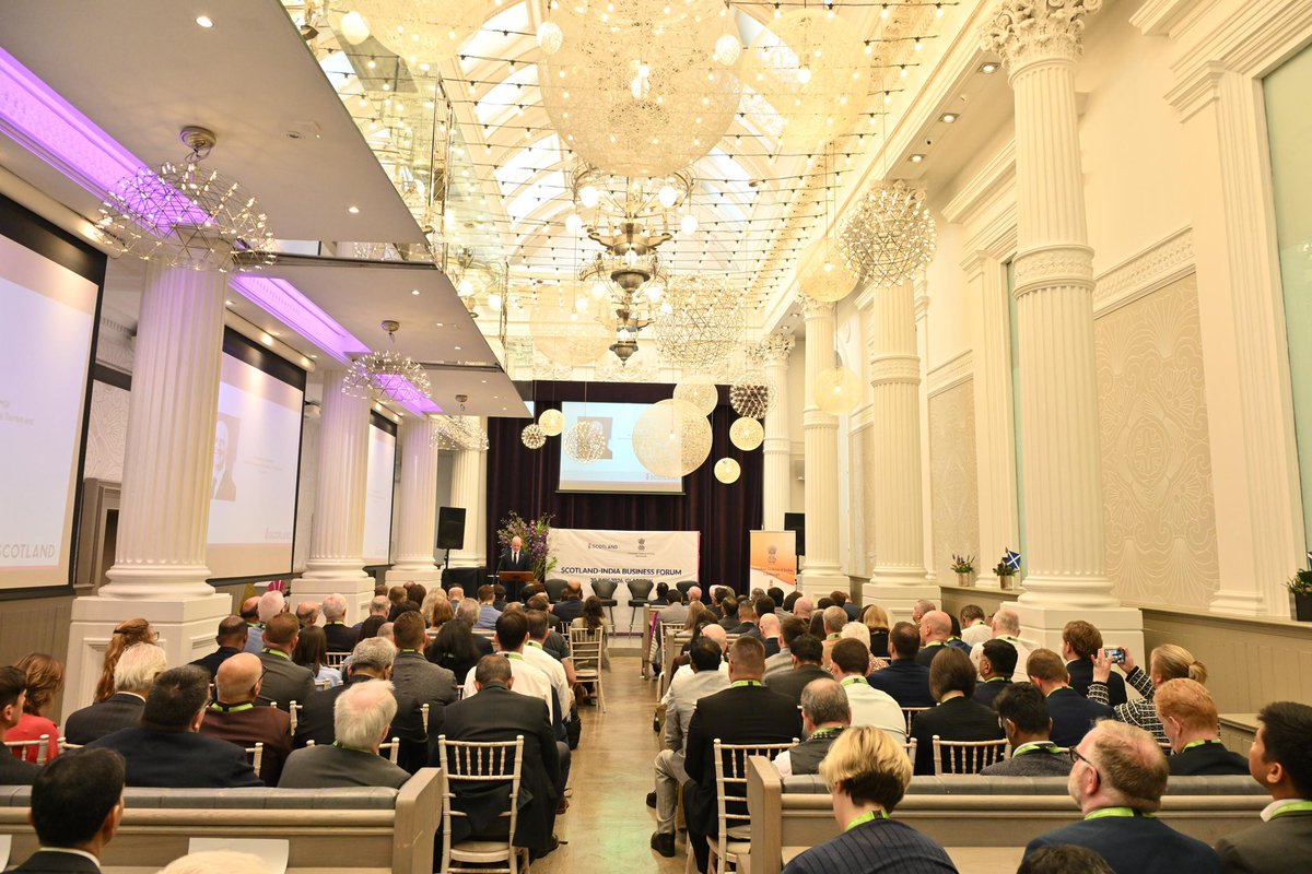 sanghaviharsh's tweet photo. Delighted to participate in the Scotland–India Business Forum and engage in meaningful discussions on strengthening trade, industry partnerships, and future investments.

Showcased Gujarat’s business-friendly ecosystem and invited industry leaders to join & explore the state’s limitless investment opportunities.

#Glasgow