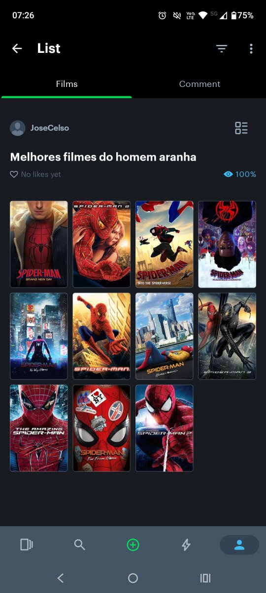 jcallves7's tweet photo. Depois de assistir Homem Aranha Um Novo dia assim fica meu ranking dos melhores filmes do cabeça de teia 
#SpiderManBrandNewDay https://t.co/uNJgUqqDfa