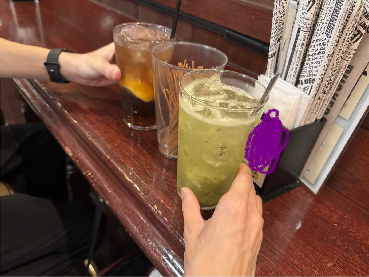 mischief1126's tweet photo. 夜兎と安定の飲み🍻 https://t.co/YdaIR3dtve