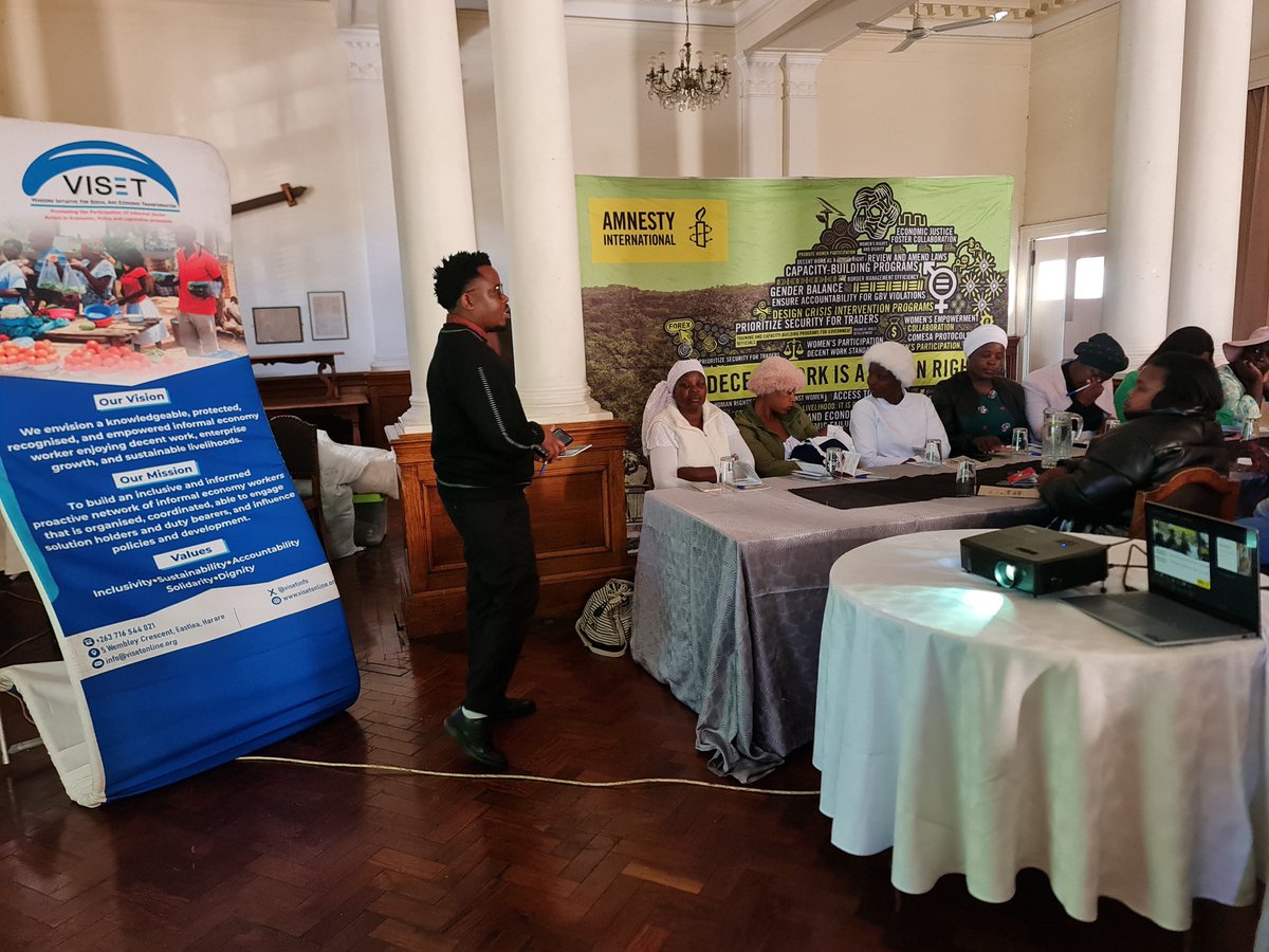 visetinfo's tweet photo. @visetinfo Bulawayo coordinator @Proe_Masibi said women traders should be encouraged to document incidents of abuse through photographs, videos and other evidence to strengthen their complaints and advocacy efforts.  https://t.co/rwnKrSHW8G https://t.co/P3ZDP4HUsI