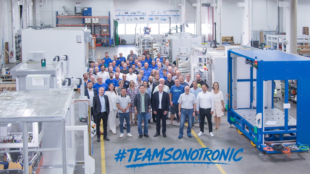 Sonotronic's tweet photo. More than a group photo: Strategy meets team spirit! Great week welcoming our Chairman to @SONOTRONIC. We mapped out our future path with a strong focus on ultrasonic metal welding.
Strong solutions happen when people work together! 
#teamsonotronic #UltrasonicWelding https://t.co/FQb3hr4PMV