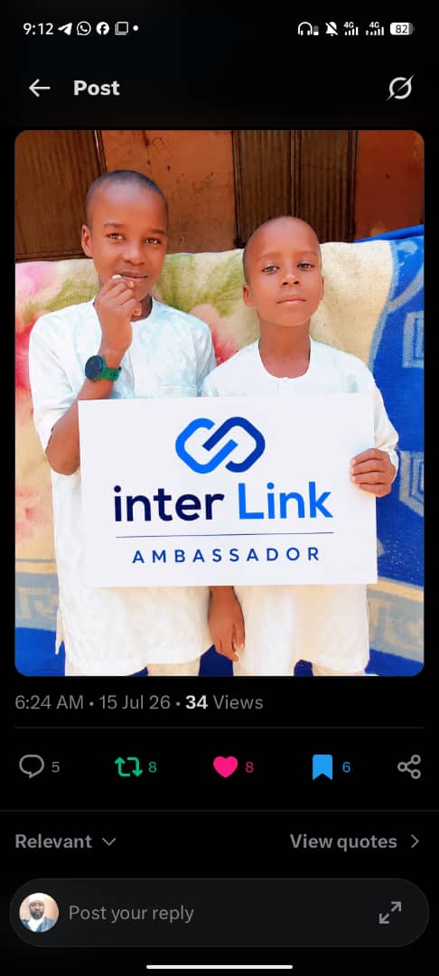 interlink01kt's tweet photo. The future of Web3 is being built today.
InterLink is connecting identity, payments, dApps, DeFi and governance into one powerful ecosystem. 🚀
One ecosystem. Endless possibilities.
Are you ready for what’s next? 🔥
#InterLink #ITL #ITLG #ITLX https://t.co/Q2WBtsKUbj