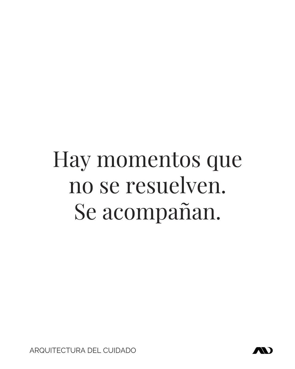 AngelaVelardeAV's tweet photo. Ante el estrés y la incertidumbre, la mente no busca respuestas inmediatas, sino presencia segura. Sentirse acompañado calma, regula y protege a ambas partes.

A veces, acompañar es el #cuidado. https://t.co/1vGJ6oiMo4