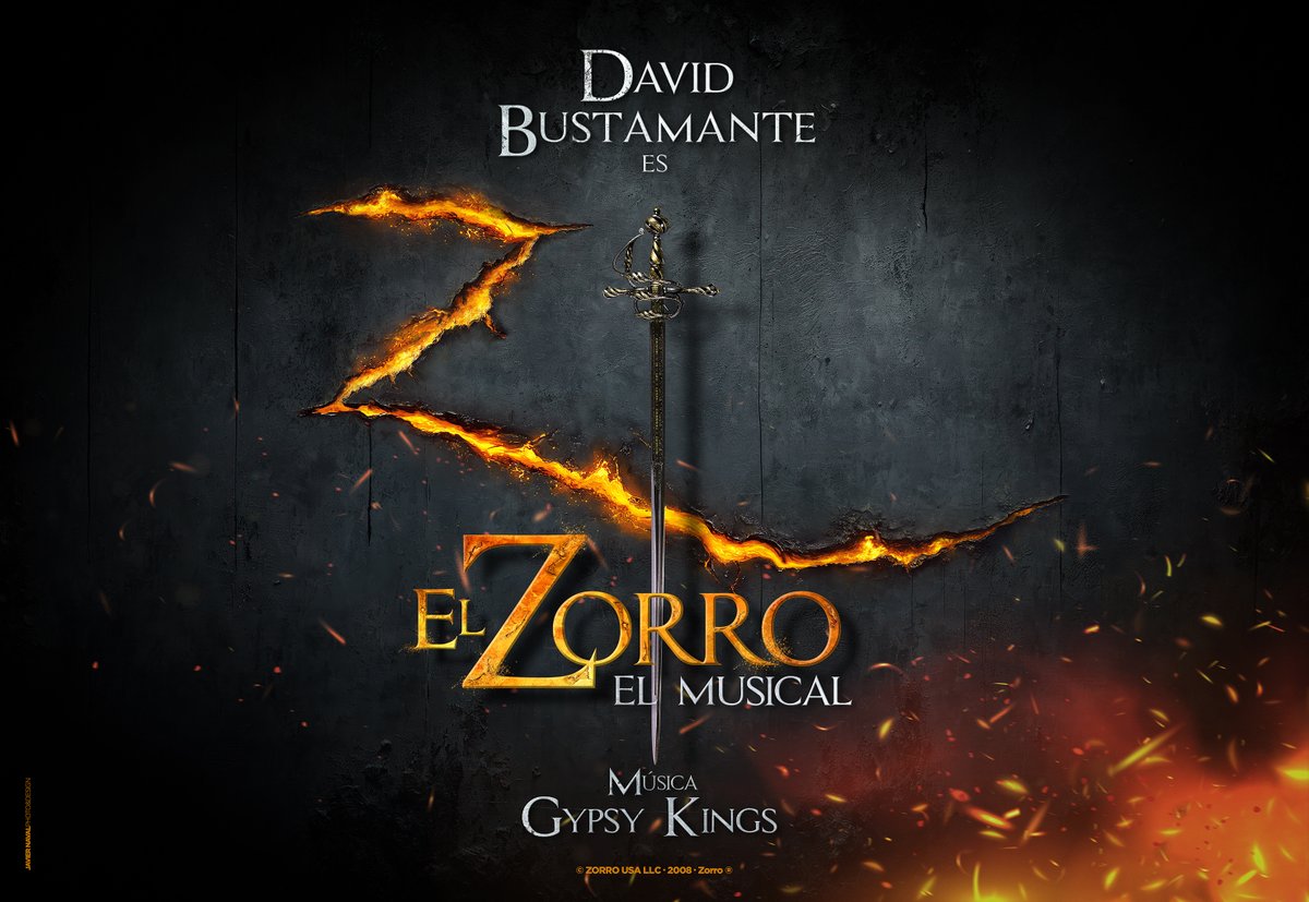 RevistaGodot's tweet photo. ¿Quieres conocer al elenco que acompañará a @David_Busta en 'El Zorro, el musical'?
La producción llegará al @TeatroLaLatina en noviembre con más de 15 artistas y una historia inspirada en el libro de Isabel Allende,con música de Gipsy Kings y John Cameron
https://t.co/bZMzRRn4m6 https://t.co/QTiKHqsmuh