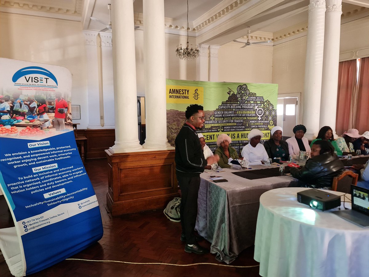 visetinfo's tweet photo. @visetinfo Bulawayo coordinator @Proe_Masibi said women traders should be encouraged to document incidents of abuse through photographs, videos and other evidence to strengthen their complaints and advocacy efforts.  https://t.co/rwnKrSHW8G https://t.co/P3ZDP4HUsI