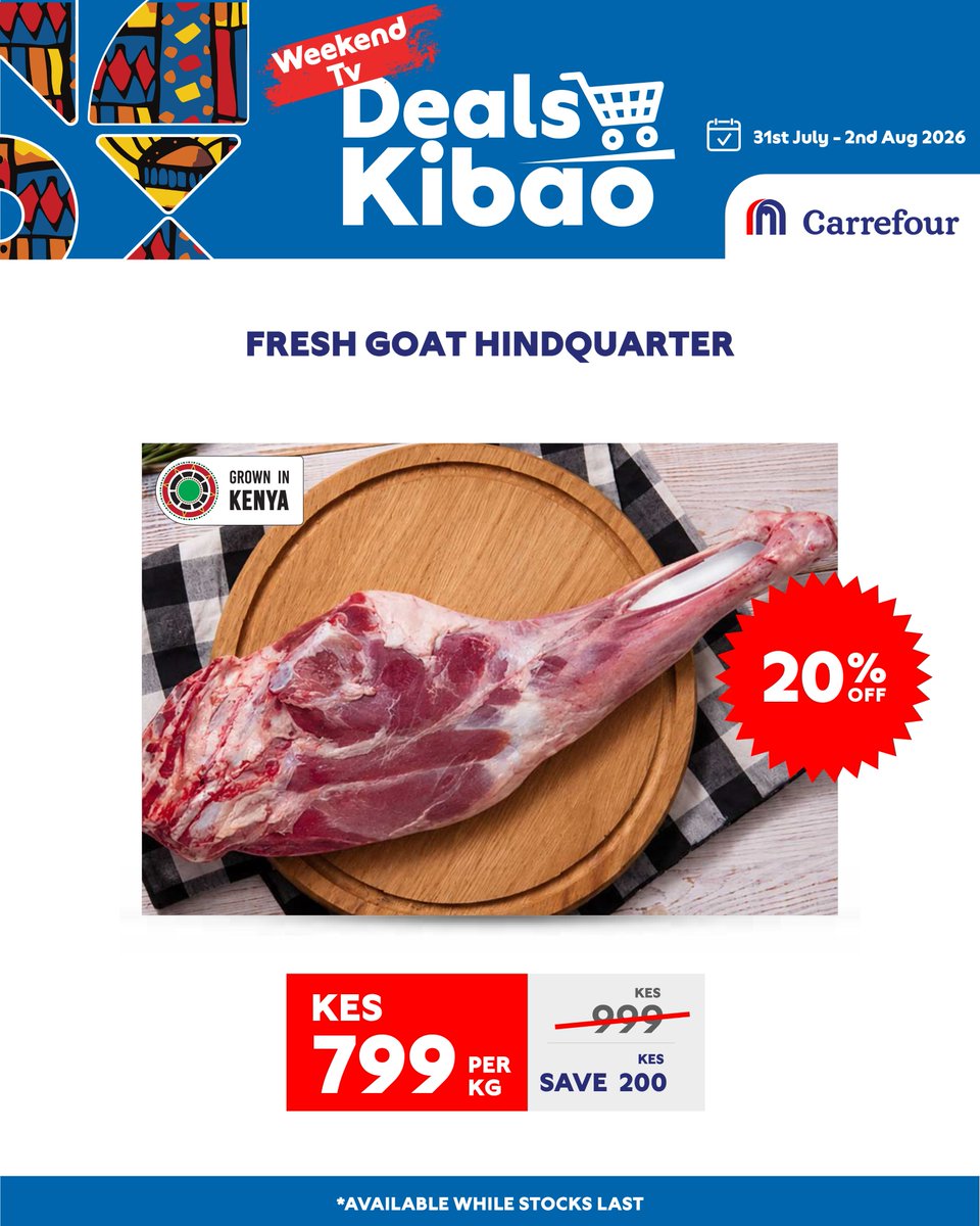 CarrefourKe's tweet photo. Bring home the freshness this weekend. Shop the freshest finds at unbeatable prices, only at #CarrefourKenya. https://t.co/DWIl2FAu0X