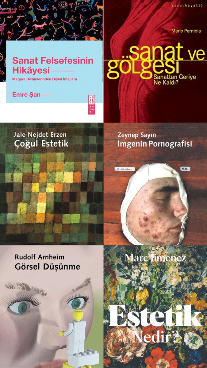welcomehomesunn's tweet photo. son iki yılda yaptığım bazı sanat okumaları. hem sanat icra edip hem de ona dair okumalar yapmayı çok seviyorum. zamanında güzel sanatlara gitmek bile aklıma gelmedi. o kadar kapatmıştım ki tüm yollarımı.. geç kalmış da hissetmiyorum. buldum, yeter🫂 https://t.co/FsNfUMx84T