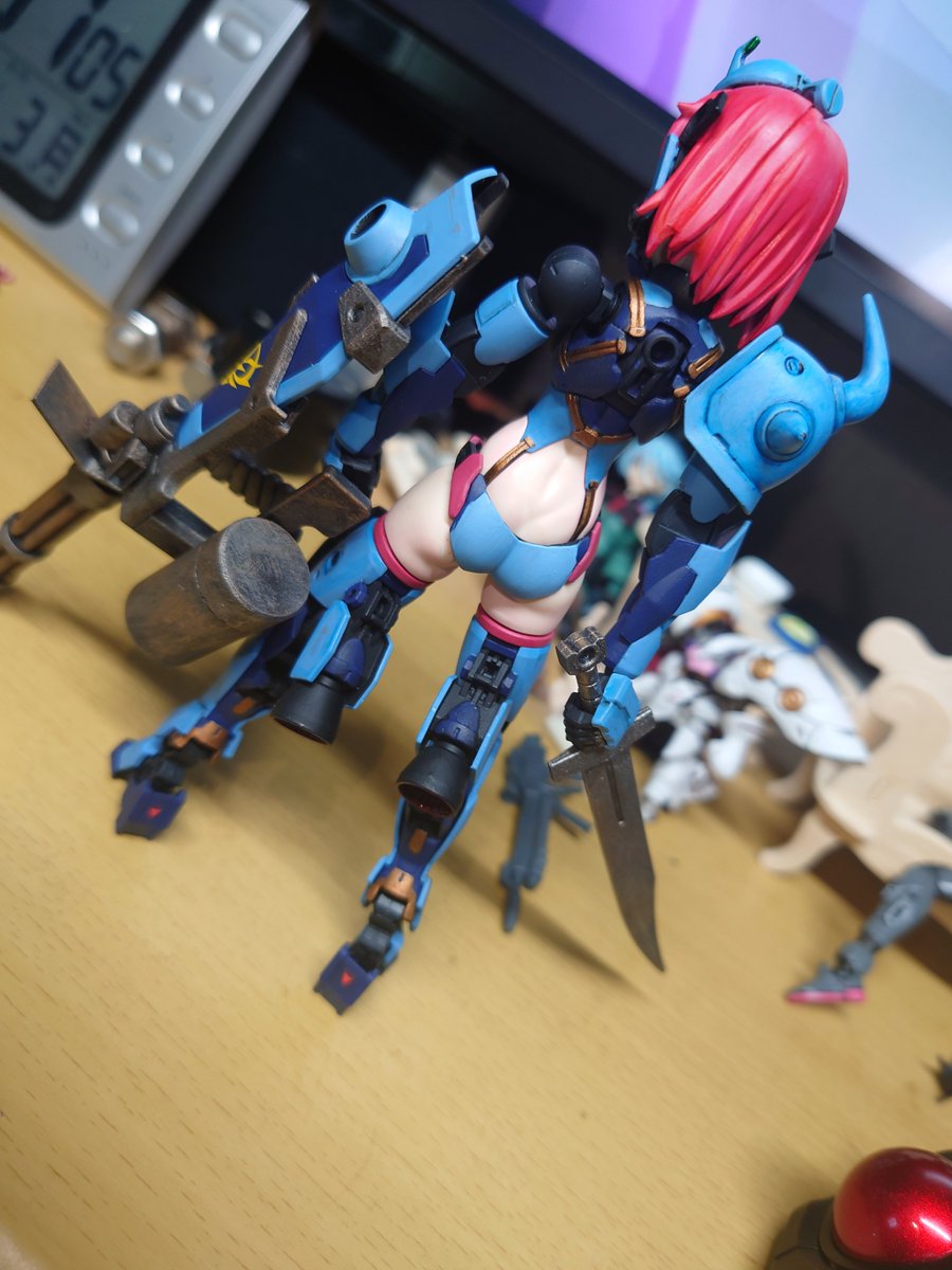 Mr98040872's tweet photo. @Yamany_2580 その昔
ミキシングしてグフレディカスタムを作りました
是非ともグフネキカスタムを！
戦いかたを教えて欲しいです（意味深 https://t.co/yAo5vBsYiG