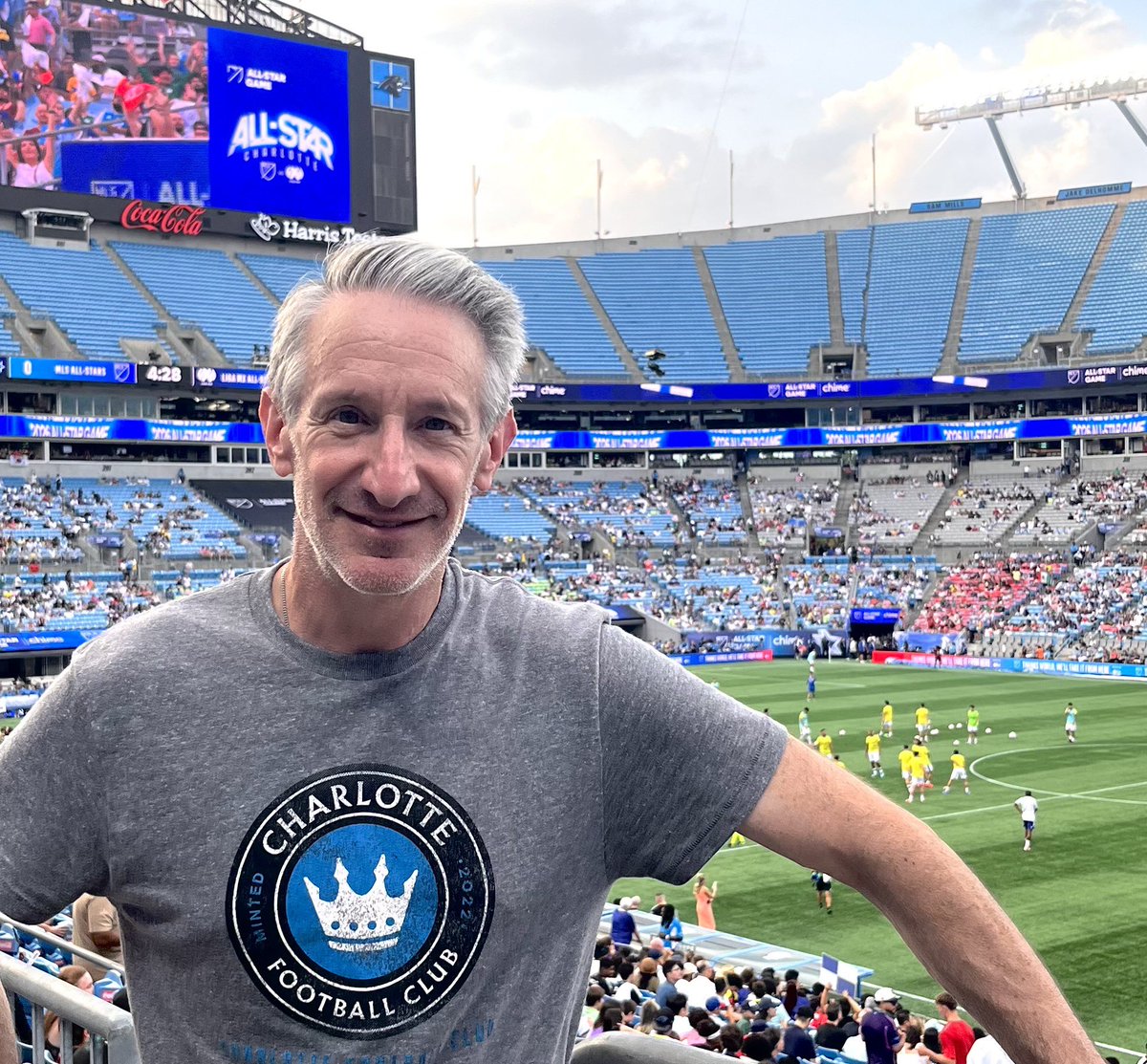 action9's tweet photo. I had a great time at the @MLS All-Star match. Great for our city. Nice to see three @CharlotteFC players &amp; Coach Smith on that stage. https://t.co/4LrwocOofG