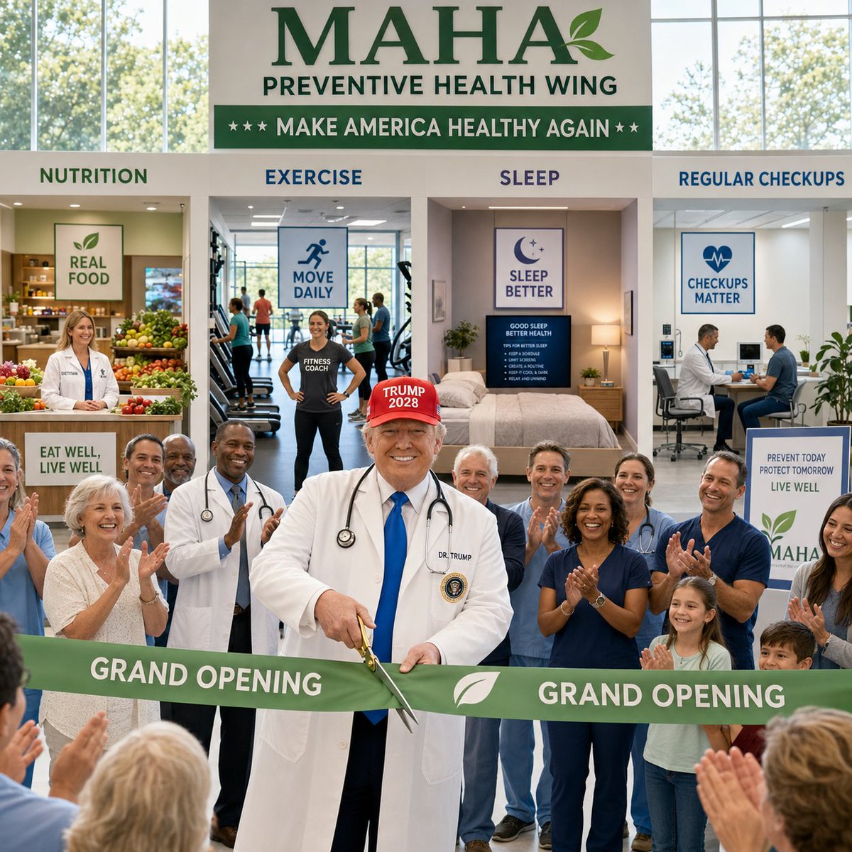 DrMAGATrump's tweet photo. Dr. MAGA's own hospital coming soon... https://t.co/a2VGvqOpDh