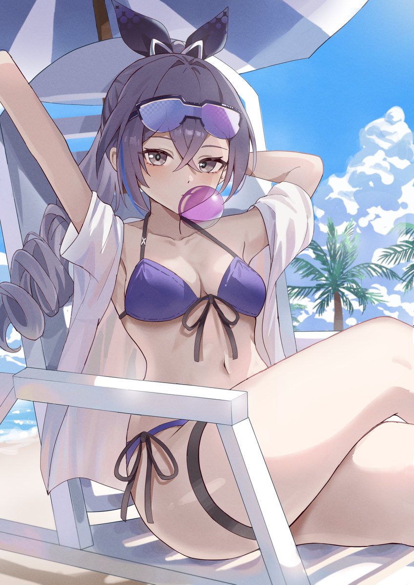 Aftam_C's tweet photo. 水着銀狼 https://t.co/cdxTtkEj9q
