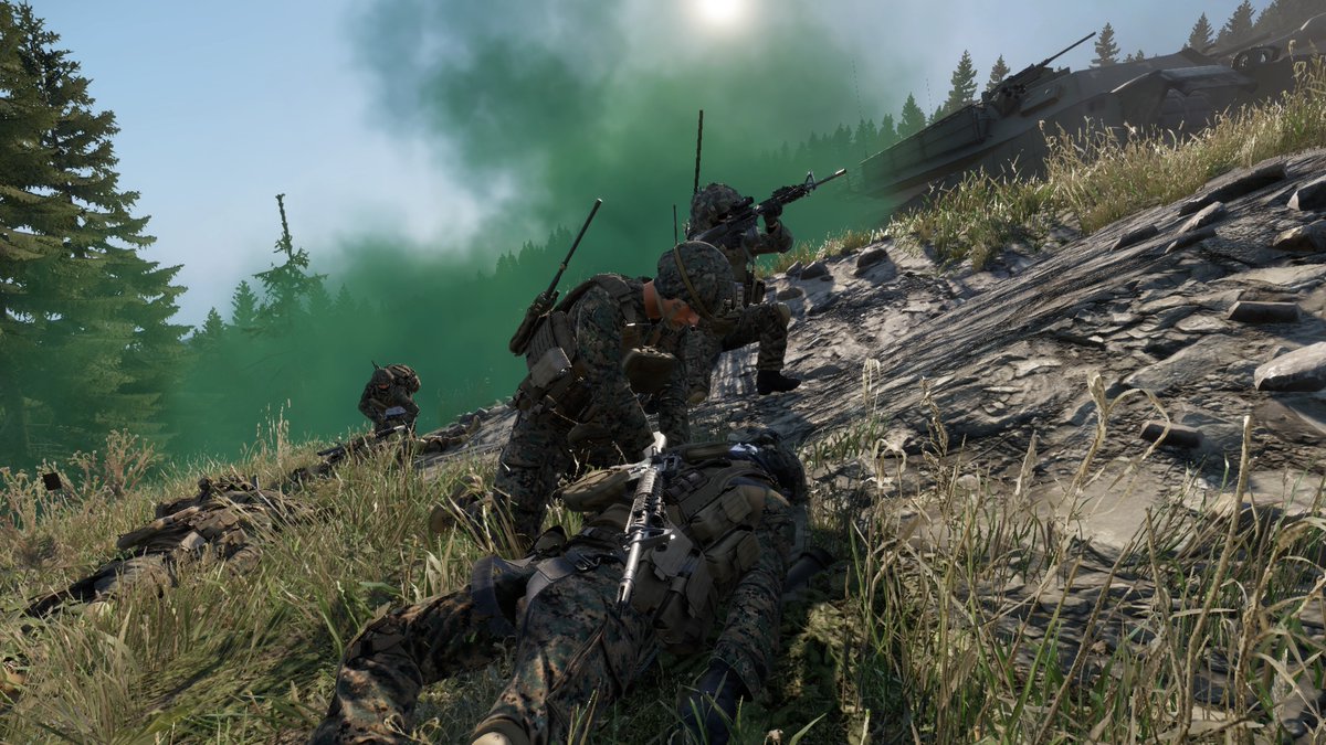 DoggoParkServer's tweet photo. 先日、イベントを開催しました！
今回は、Operation Flashpoint: Dragon Risingのミッションの一部にアレンジ加えたイベントでした！
以前ハロウィンの時には、ゾンビイベントもやりましたね！

#Arma #ArmaRefoger #DoggoPark https://t.co/zx4FaT3jik