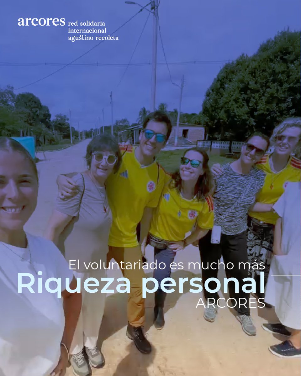 ARCORES_NETWORK's tweet photo. Semanas de apoyo escolar, talleres, juegos y mucho cariño compartido con niños, adolescentes y mayores del pueblo. Gracias a las #MisionerasAgustinasRecoletas por hacernos sentir en casa.
Así es el voluntariado ARCORES 🌍 https://t.co/3RksxBZg4N #colombia #voluntariado https://t.co/4u3PJkLUZR