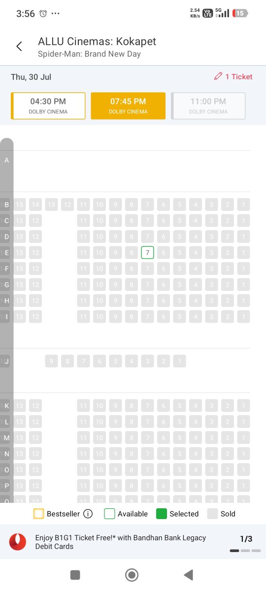 praneethsumanth's tweet photo. @AlluCinemas 

We have been refreshing BookMyShow all day looking for Dolby Cinema, is this what we get ???? 

Show some professionalism else you will be treated very badly in future https://t.co/lcDkNY5ViW