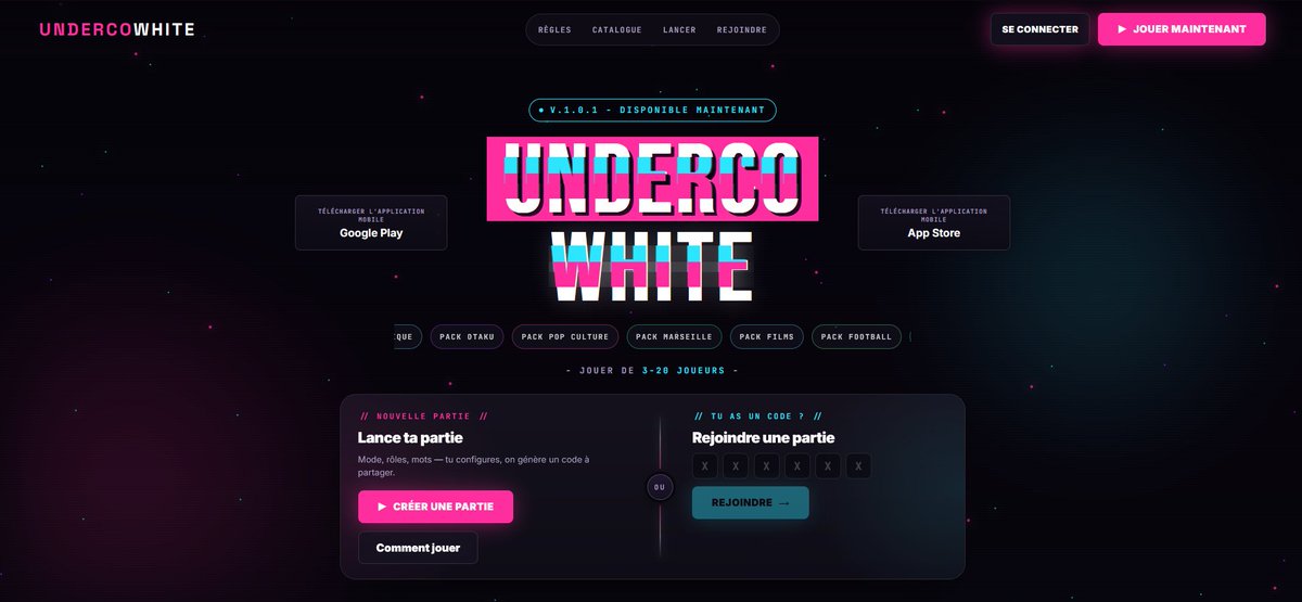 SlaainKenRock's tweet photo. J'ai sorti mon propre undercover version pc (pour jouer sur discord) et mobile (IRL) ça fais deja quelques mois n'hésitez pas à y jouer et à me faire des retours !! https://t.co/Jq1eBQLJ7h https://t.co/YBWUEOp7xo