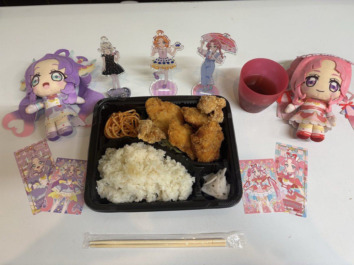 leonapplefield's tweet photo. 🍱買い物した後、お弁当屋で食べに行きました。🍱
#名探偵プリキュア 
#たんプリ https://t.co/GnMva8RZlD