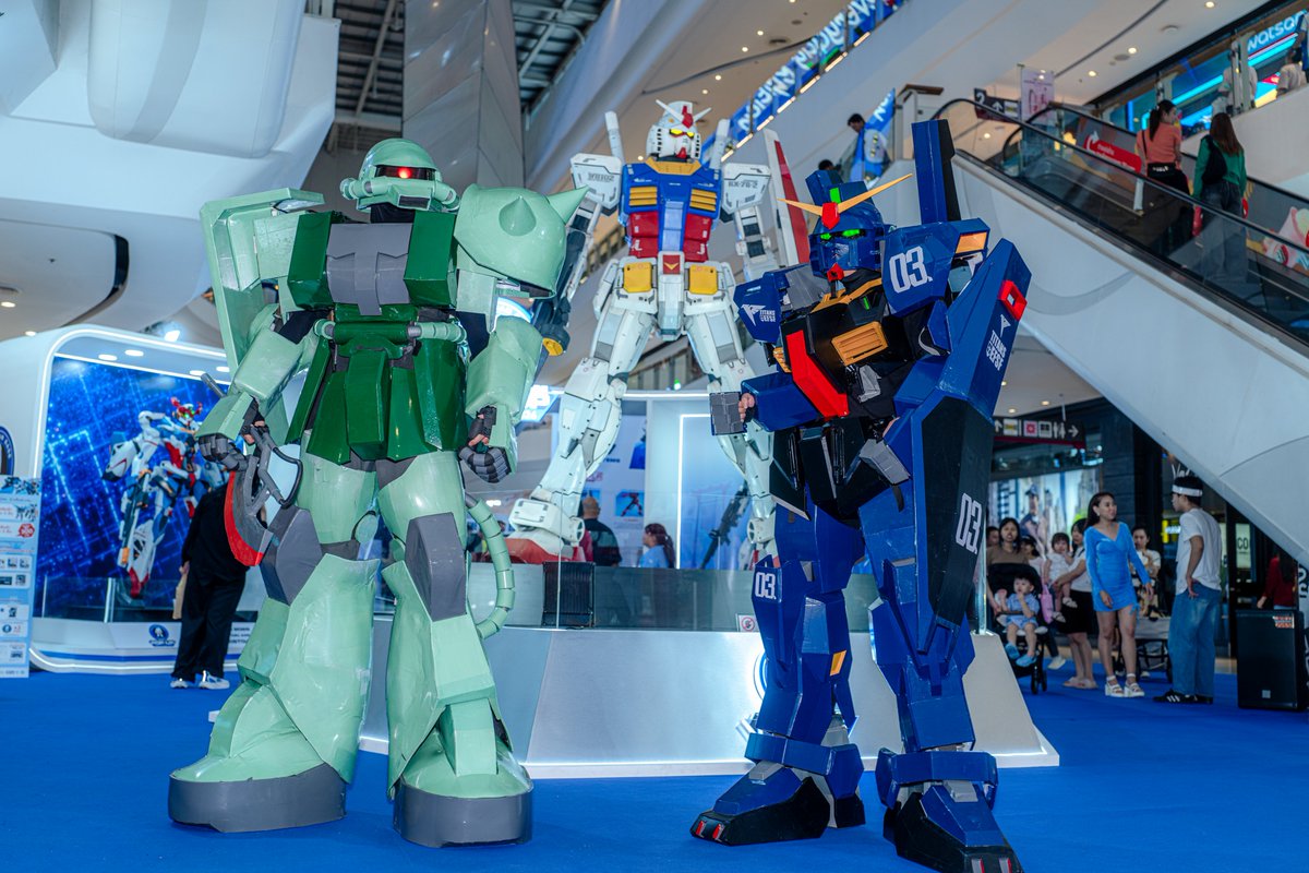 CKcos's tweet photo. 第2回バンコクで開催中の『THE GUNDAM BASE POP-UP WORLD TOUR』に参りました🤖✨️
#Dreamtoy #Bandai #GUNDAMBASEWORLDTOUR #Gundam
#Westgate #PanzerTeam https://t.co/udl4b23Cet