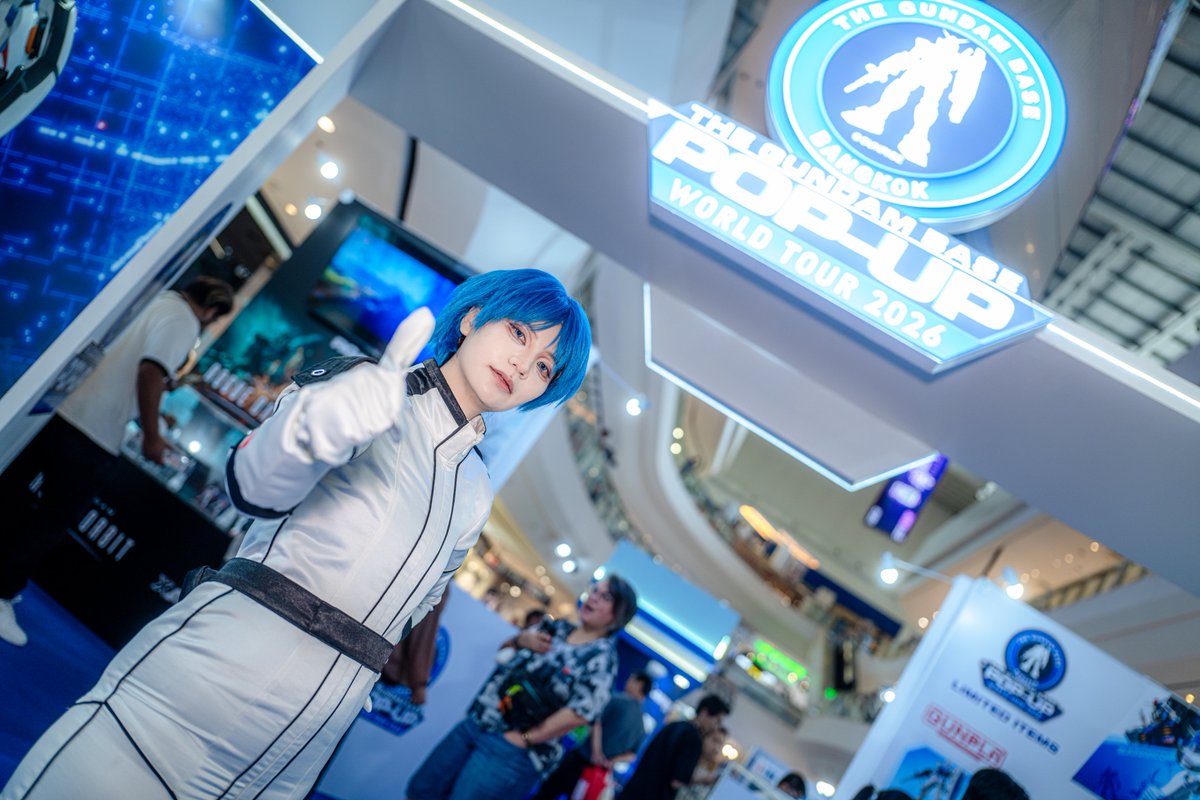CKcos's tweet photo. 第2回バンコクで開催中の『THE GUNDAM BASE POP-UP WORLD TOUR』に参りました🤖✨️
#Dreamtoy #Bandai #GUNDAMBASEWORLDTOUR #Gundam
#Westgate #PanzerTeam https://t.co/udl4b23Cet