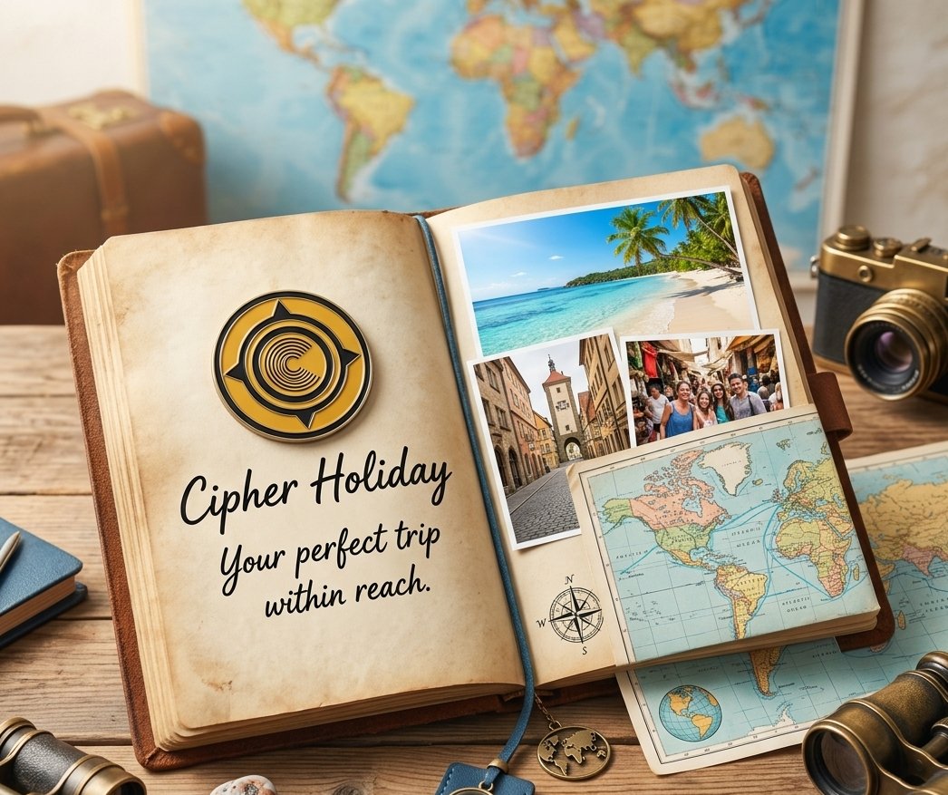 CPR_Marketing_'s tweet photo. Whether it's a relaxing beach getaway or an exciting city adventure, Cipher Holiday brings your perfect trip within reach. Your journey begins today. 🌎💙
🌐 https://t.co/dPc1zB9jiq
$CPR #CPR #CipherHoliday #DreamVacation #TravelDeals #SeeTheWorld #NextDestination @ciphertoken https://t.co/eYTd97IJEu
