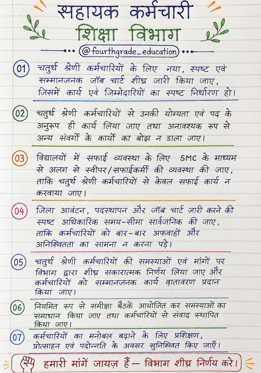 Charlie_1444's tweet photo. #शिक्षा_विभाग_जॉब_चार्ट_जारी_करो https://t.co/igLnot1eyK