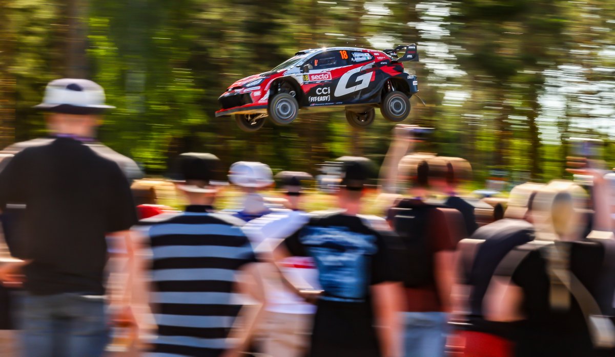 rallyplus's tweet photo. WRCフィンランド：シェイクダウンは勝田貴元がトップタイムをマーク https://t.co/HQhknrGhCi https://t.co/KjA14oc1Hy