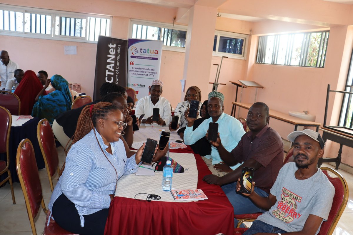 KICTANet's tweet photo. 🚀 Highlights from Tana River | Mapping Our Digital Lives

📱 "Imagine two people with the same smartphone. One uses it only to make calls and send messages. The other uses it to access government services, grow a business, learn new skills, market products, connect with customers, and earn an income. The difference isn't the device it's the opportunity, confidence, and support to use it effectively."

This conversation was at the heart of our "Mapping Our Digital Lives" group discussions during the Intergenerational Dialogue in Tana River County under the #EmpowerHer Project.
Participants reflected on how they use digital tools, from mobile phones and laptops to search engines, AI tools like ChatGPT, and online learning platforms, in their daily lives. 

Together, they  looked into  the barriers that prevent many women from becoming confident technology users, including cultural norms, affordability, digital skills gaps, connectivity, and online safety concerns.

Working in stakeholder groups, participants identified practical actions that can create lasting change:
📱 What can households do to support women's digital access?
🤝 How can communities encourage digital inclusion?
🏛️ What support is needed from county governments?
🌍 What role should KICTANet and partners continue to play?

The discussions reinforced a simple but powerful message: digital transformation is not just about access to technology, it's about empowering people to use it confidently, safely, and meaningfully to improve their lives.

#EmpowerHer #SheConnects#CARE#DigitalInclusion #WomenInTech #DigitalSkills #DigitalTransformation #CommunityDialogue #TanaRiver #KICTANet