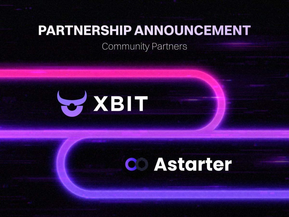 XBITDEX's tweet photo. 🚀 XBIT × Astarter: AI Meets DeFi

XBIT is partnering with Astarter @AstarterDefiHub to explore the future of AI-powered decentralized ecosystems.

Astarter is the infrastructure layer for the autonomous AI economy, where ABox compute nodes run AI agents and the on-chain execution layer supports their trades, predictions, and payments.

Together, XBIT and Astarter will explore new opportunities at the intersection of AI, DeFi, and decentralized markets, empowering builders, traders, and the Web3 community.