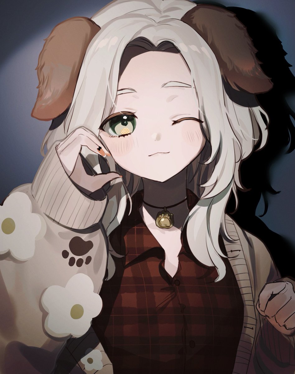 Kuroba_Morpho's tweet photo. チェキ風イラスト練習 @hana_vstreamer  #こいぬまーる https://t.co/oU10yb6Zz7