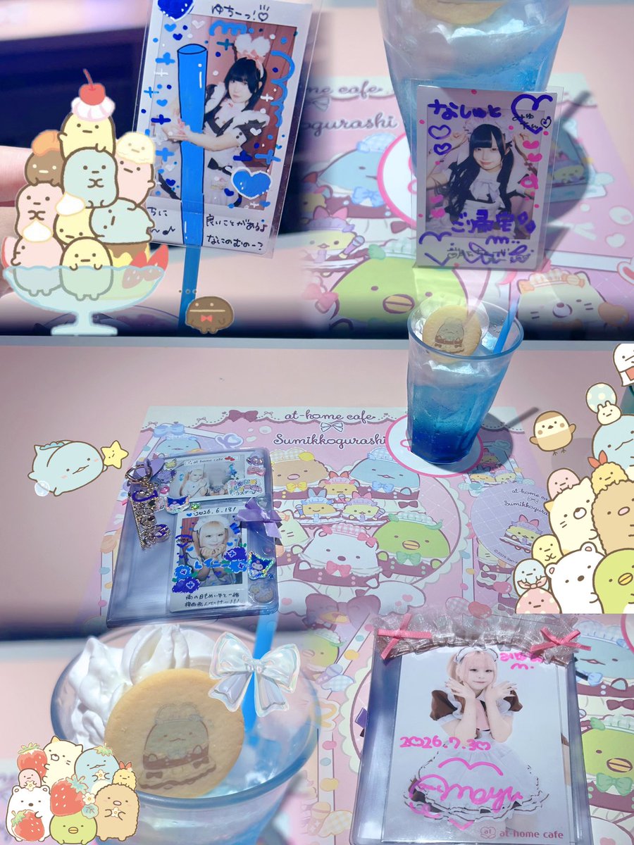 n4ys__x's tweet photo. 🩷2026.7.30🩷
すみっコぐらしコラボ最初で最後のご帰宅🔔🎀🌟
めいゆちゃんにブロマイドサインもしてもらって最強🎶
家帰って即デコったよーᐢ ܸ>⩊<︎︎ ܸᐢ♩
今度ご帰宅した時にちゃんとみせるねᯓ★
コースターもエビフライのしっぽで最高だた😻
#すみっコ_athomecafe
#後ろの正面はめいゆちゃん https://t.co/hU79CwzzAo