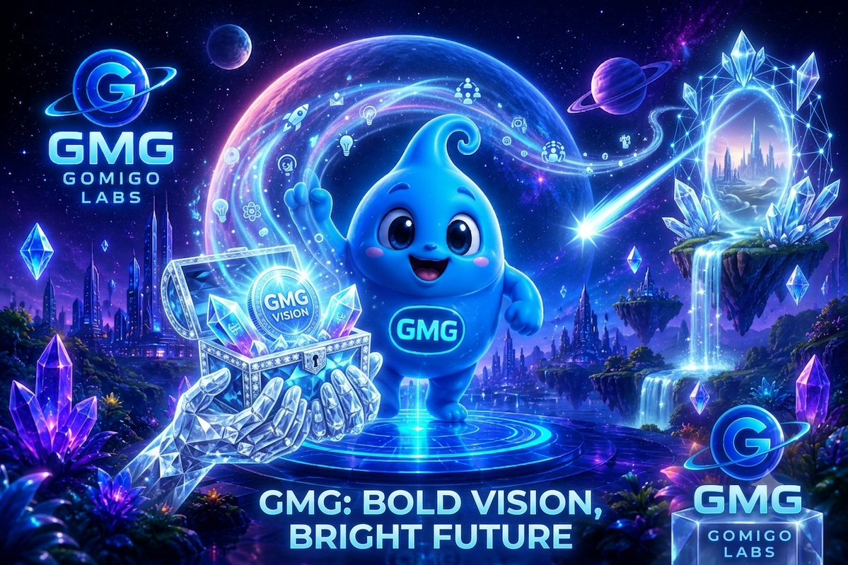 GomigoLabs's tweet photo. A bold vision creates a bright future. 🌌✨

We’re not just building a token, we’re shaping an ecosystem together with the best community in Web3. 

The journey with $GMG has just begun! 💎🚀

#GMG #GomigoLabs #Crypto #Web3 #MemeCoin #Solana #CryptoCommunity https://t.co/8uSe01VfVA