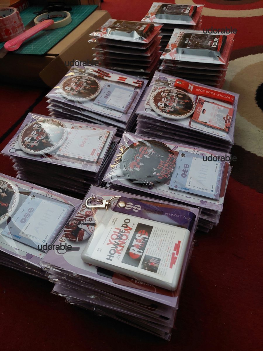 madebyudorable's tweet photo. Fanmerch 'BTS ARIRANG Freebies Package' Batch 1 done!

Ready for Batch 2? 
ARMY get ready because we're coming back on August 3, 2026, with a brand new catalog! 💜 https://t.co/JNw52OwGvR