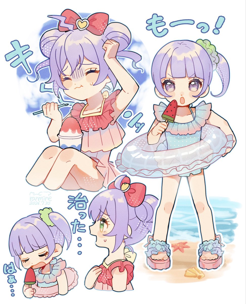 kashi_ore_3's tweet photo. 🏖️🍧🍉 https://t.co/5NFROUf2E9