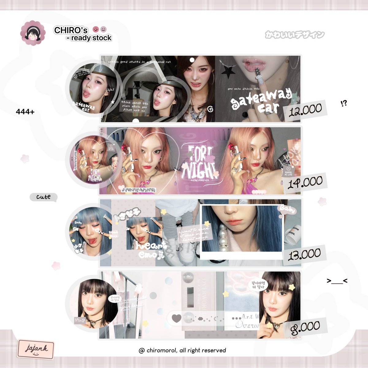 chiromorol's tweet photo. #bealanja 🛋️

haing, aku ada ready stock rs layout aespa karina, giselle, winter, dan ningning update terbaru. jemput di dm/tele ia <33 https://t.co/WETf57SxgV