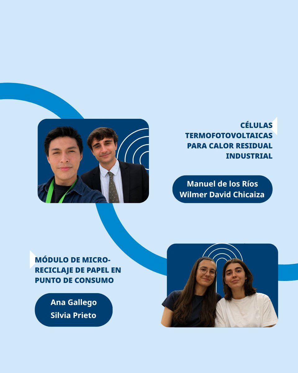 AshokaSpain's tweet photo. 🎓 ¡Seguimos presentando a los y las finalistas de la #EscuelaDeLaEnergía, un programa de Fundación EDP con la colaboración de Ashoka!

En este carrusel compartimos la segunda parte de los proyectos finalistas. https://t.co/ceSJQgb5iB