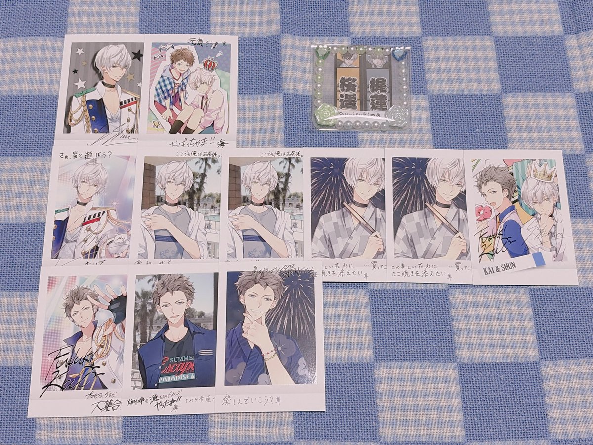 yuisukima's tweet photo. 【譲渡/交換】 ツキウタ。 / ぱしゃこれ / カード

譲▽
始、春、海、隼(画像参照)

求▽
1枚目全て纏めて1092円
2枚目全て纏めて1001円
+送料

＊未使用、暗所で保管してましたが経年劣化の恐れ有り
＊郵送希望┊︎ゆうちょ銀行
＊お取引詳細はツイフィにて

宜しくお願い致します。 https://t.co/A3hYy9k3fM