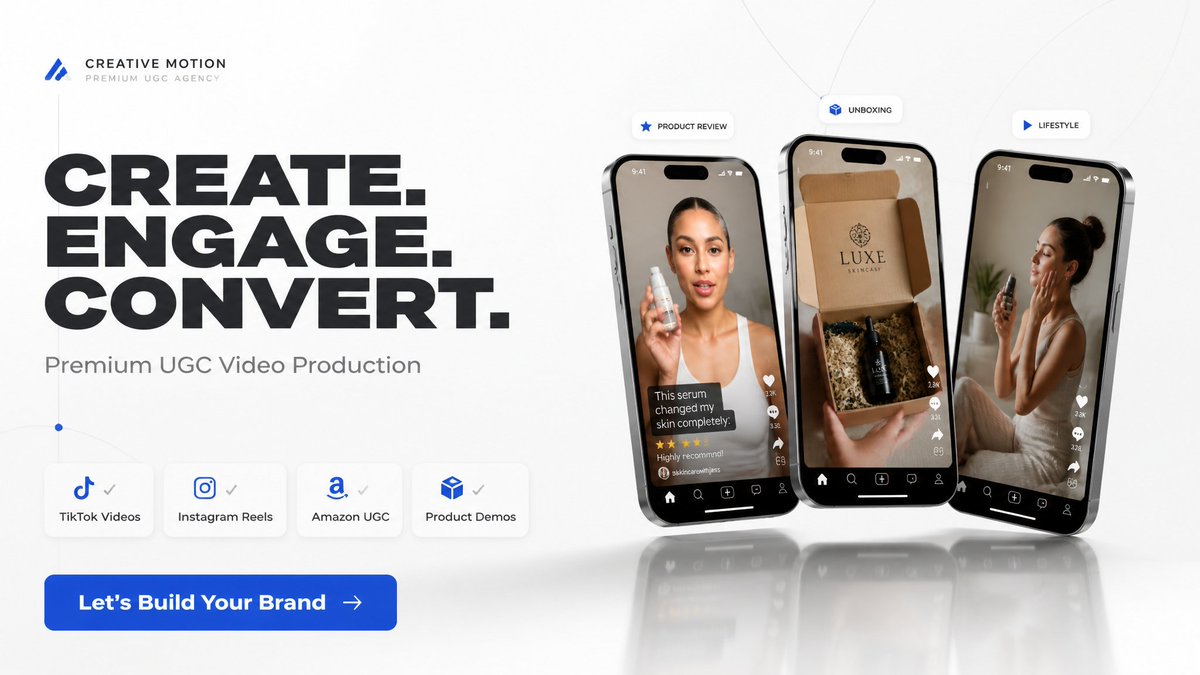 ProgressOne10's tweet photo. Ready to Scale Your Brand with High-Converting UGC Videos? 🤳📌
Discover professional User Generated Content (UGC) creators designed to showcase your products authentically and drive organic sales.
https://t.co/a3D5jq9doH
#UGC #VideoMarketing #BrandTrust #UserGeneratedContent https://t.co/MoMuHoh8vd