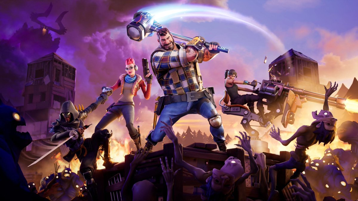 archer_fortnite's tweet photo. Save the World highlights for v41.30

- Chaos Exploder Rifle is in the Event Shop (its insane)
- Unopened Llamas screen is much more detailed now
- Event Modes now have Play with Others
- Deliver the Bomb can have alerts again and counts for the 160 Weekly quest again
- Defenders can use SMGs again
- The Canny Valley Questline has been made easier