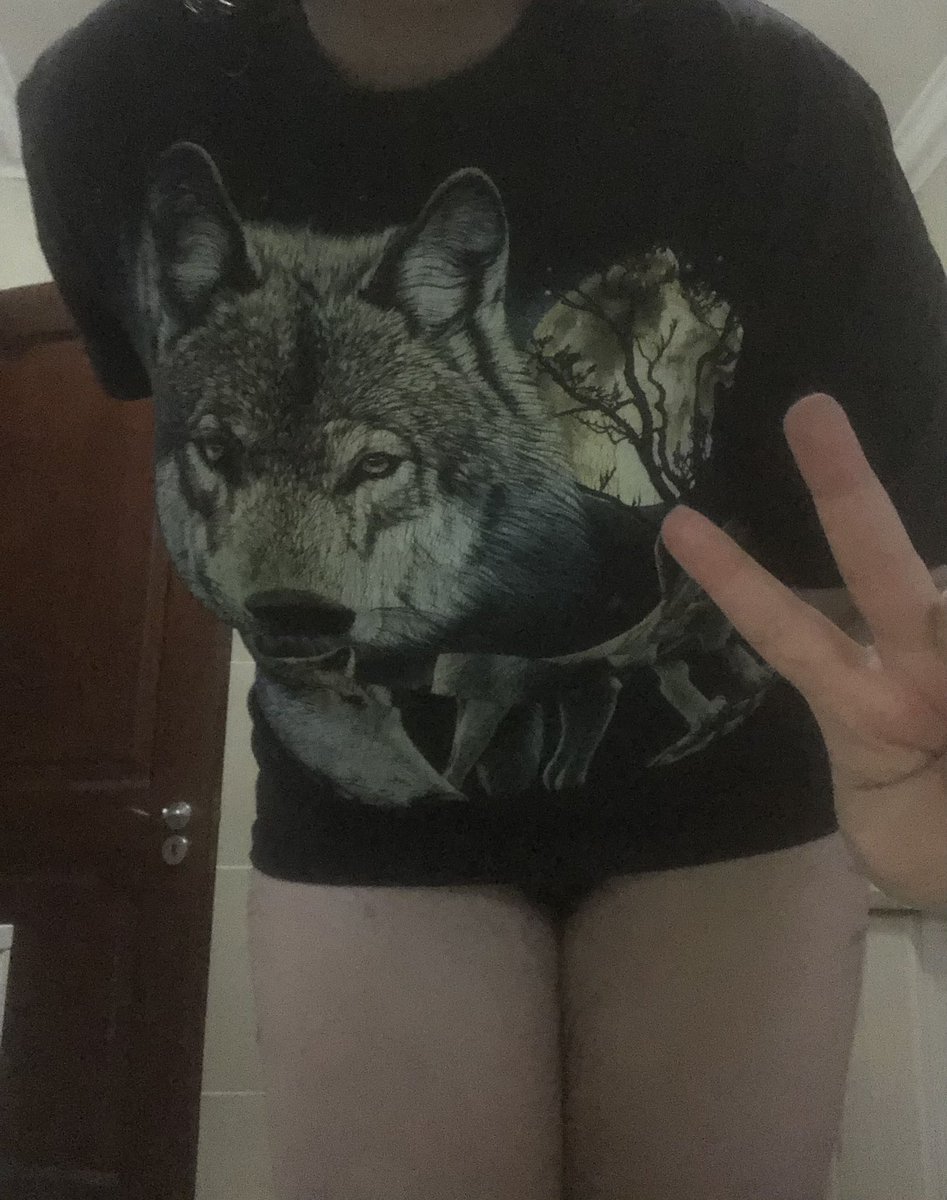 alienpuppydog's tweet photo. Badass wolf shirt fo today https://t.co/dDInzYlAaP