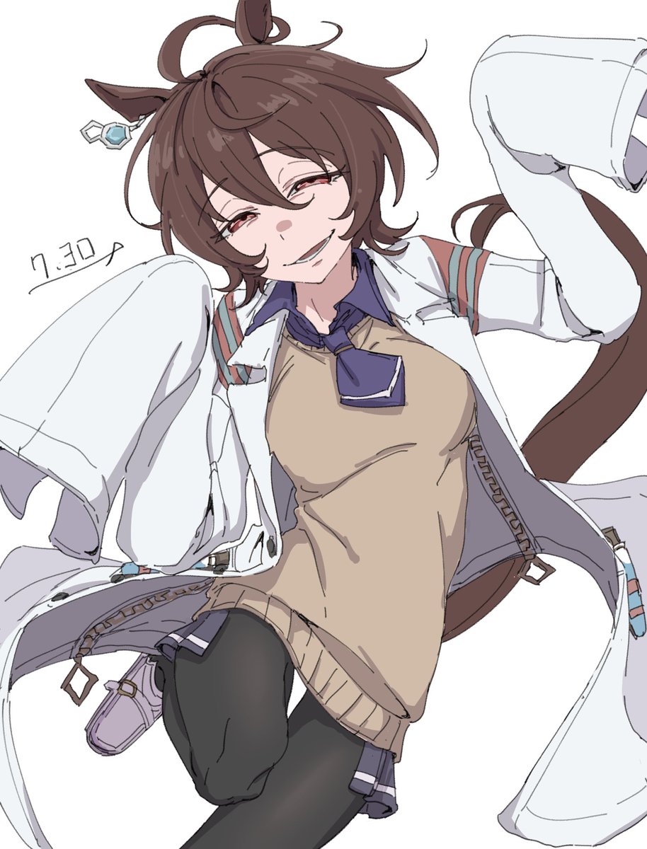 nao_art_'s tweet photo. タキオン https://t.co/FnOsXv9mDV