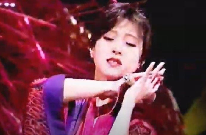 th0187's tweet photo. 明菜さんの歌と連動した振り付けはある意味キングダムの羌瘣の巫舞だよなと思う

＃中森明菜

＃EIGHTJAM https://t.co/4bfcy35KPc